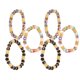 thumbnail image 4 of Pulsera de cuentas, 6 piezas, pulsera de cuentas, brazalete de cuentas brillantes, regalo para mujer, rendimiento de alta gama, 4 of 14