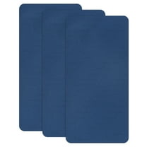 Uxcell 3-Pack Polyester Repair Patches, 7.9 x 3.9" Self-Adhesive Fabric Repair Patches for Sofas, Navy Blue