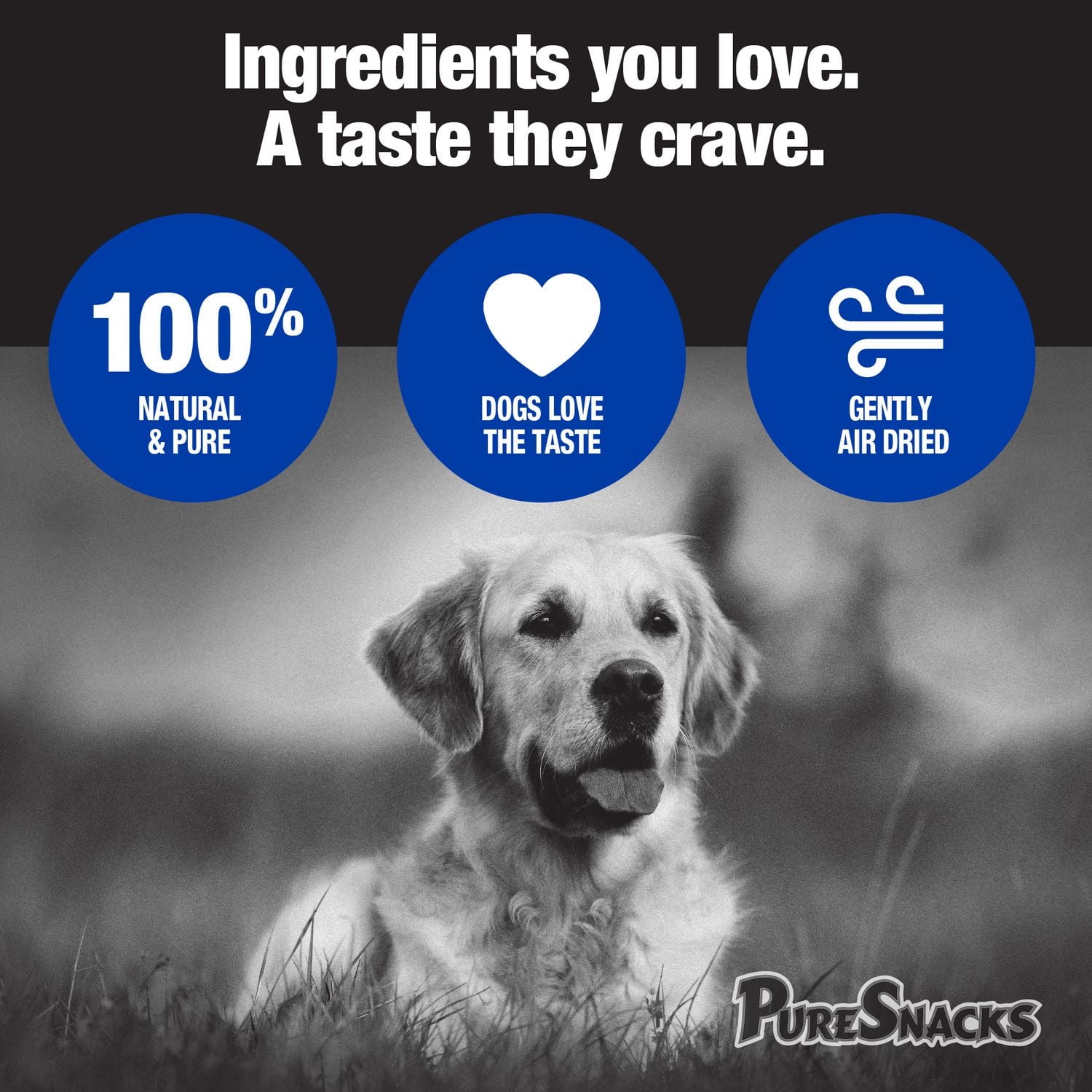 PureSnacks jerky du thon pour chien 21,2 fois | 601g