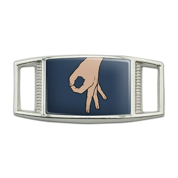 The Circle Game Rectangular Shoe Shoelace Shoe Lace Tag Runner Gym Charm Decoration