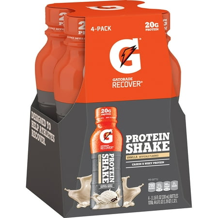 Gatorade Vanilla Protein Shake, 11.16 Oz., 4 Count