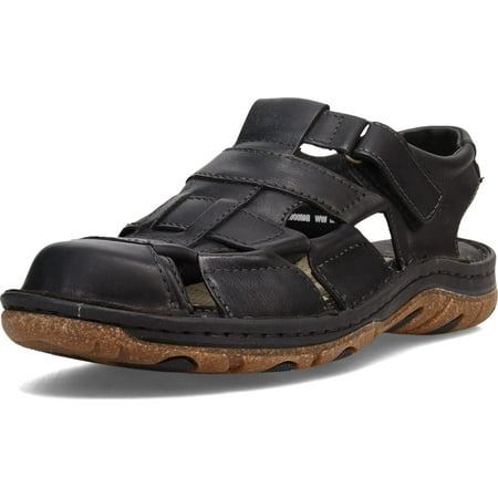 

Born Men s Cabot Handcrafted Leather Slip-on Sandals (Black 9)