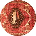 thumbnail image 1 of Ahgly Company Indoor Round Persian Orange Traditional Area Rugs, 8' Round, 1 of 1