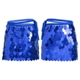 thumbnail image 3 of iiniim Women's Sequins Tassel Skirts Sparkly Dance Hip Skirt Shorts Rave Festival Bottoms, 3 of 7