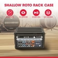 thumbnail image 2 of Funda Rack SKB 6U Shallow Roto, duradera, impermeable, con cierres, 2 of 9