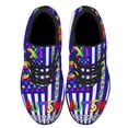 thumbnail image 2 of Autism Acceptance Shoes Sneakers for Women Men Black Size 8, 2 of 7