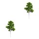thumbnail image 2 of sweethay Rama de árbol de pino artificial, de simulación, rama de hojas, decoración de plantas falsas para el hogar y la oficina verde claro 2piezas, 2 of 6