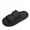 black, variant on Pillow Slippers for Women and Men, Soft Summer Cloud Sandals, Non Slip Quick Drying Shower Slides, Cushioned Thick Sole, Comfort Indoor and Outdoor Shoes