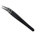 thumbnail image 2 of Yinanstore Precision Ceramic Tweezers Stainless Steel Handle Maintenance Tool for Operations Electronic Device Operation Soldering Point - Small Curved Tips, 2 of 5