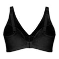 thumbnail image 2 of Women's Bestform 5006825 Unlined Wireless Cotton Bra with Seamed Cups (Black 36B), 2 of 6