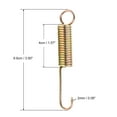thumbnail image 4 of 9.9cm Length Motorcycle Motorbike Bronze Tone Side Bracket Kickstand Return Spring for C70 2pcs, 4 of 4
