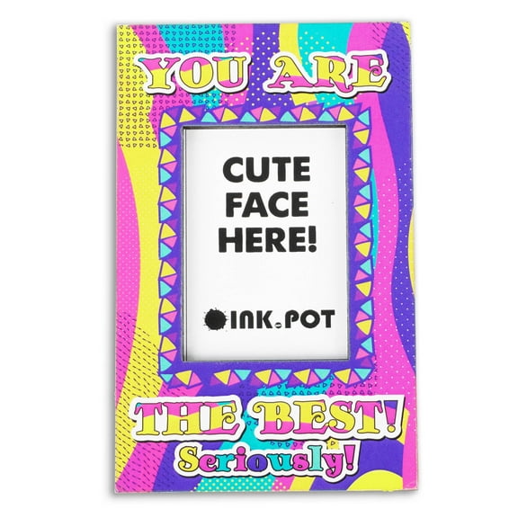 Inkdotpot You Are The Best! Seriously! PhotoMagnetFrame-MagneticPhotoFramesFor Refrigerator Magnets- MiniPhotoFrames- Cute Gift ForSpouse/ Friend | 9x5.5 cm