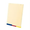 Ampad(R) SimpleSort Crossover Writing Pad Divider Refills, 8 1/2in. x 11 7/8in., Assorted Colors, Pack Of 3