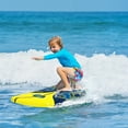 thumbnail image 4 of Patiojoy 6' Surfboard Inflation-free Long Surfing Board with Safety Leash Yellow, 4 of 10
