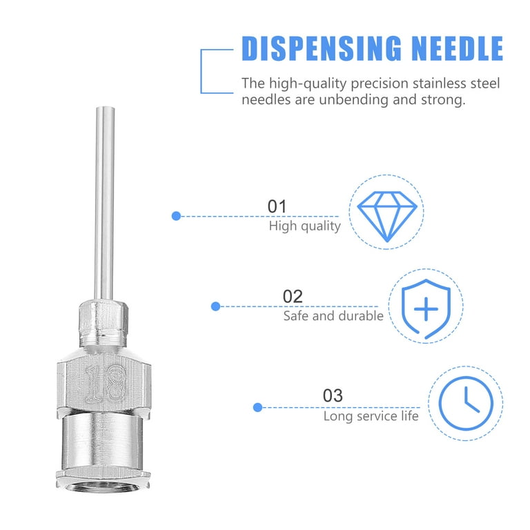 12 Pcs Stainless Steel Needle Filter Strainer Dispenser Needle 
