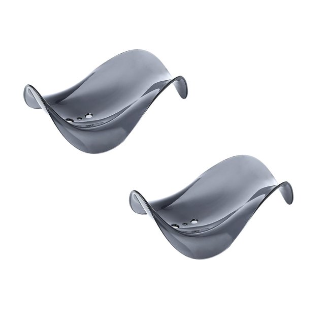 Oleegame 2PC Shower Soap Dish With Hook Sink Sponge Rack Stand Kitchen Faucet Storage Rack Sponge And Towel Rack Drain Basket Home Kitchen Cleaning Tools