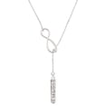 thumbnail image 1 of Delight Jewelry Sisters Best Friends Forever Bar Silver tone Elegant Infinity Lariat Necklace, 1 of 4