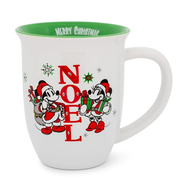 Taza con leche plateada de Buffalo Disney Mickey Minnie Mouse, 480 ml
