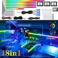 thumbnail image 1 of MesaSe Interior Car LED Strip Lights With Wireless APP And Remote Control  RGB 5 In 1 Ambient Lighting Kits With 236 Inches Fiber Optic  16 Million Colors Car Neon Lights  Sync To Music, 1 of 7