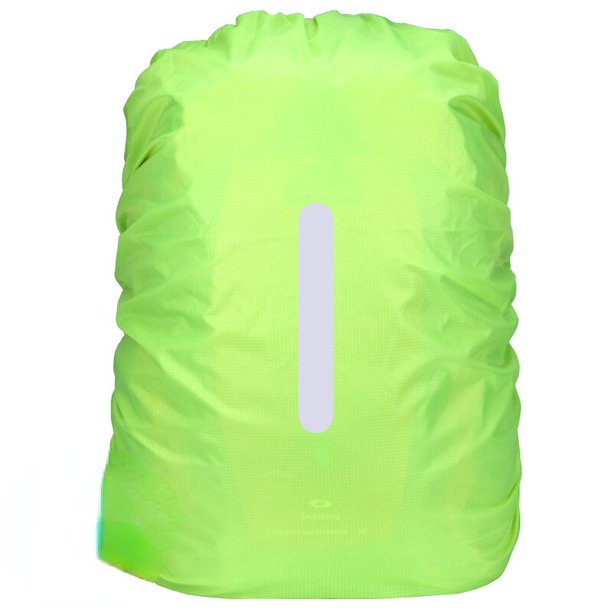 Mochila impermeable reflectante para deportes al aire libre, cubierta de lluvia de seguridad para ciclismo nocturno, Camping, senderismogreen20 l Fivean unisex