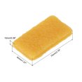 thumbnail image 2 of Uxcell 70x40x10mm Residue Eraser Rubber Cement Eraser, 8 Pack Adhesive Remover, Yellow, 2 of 6