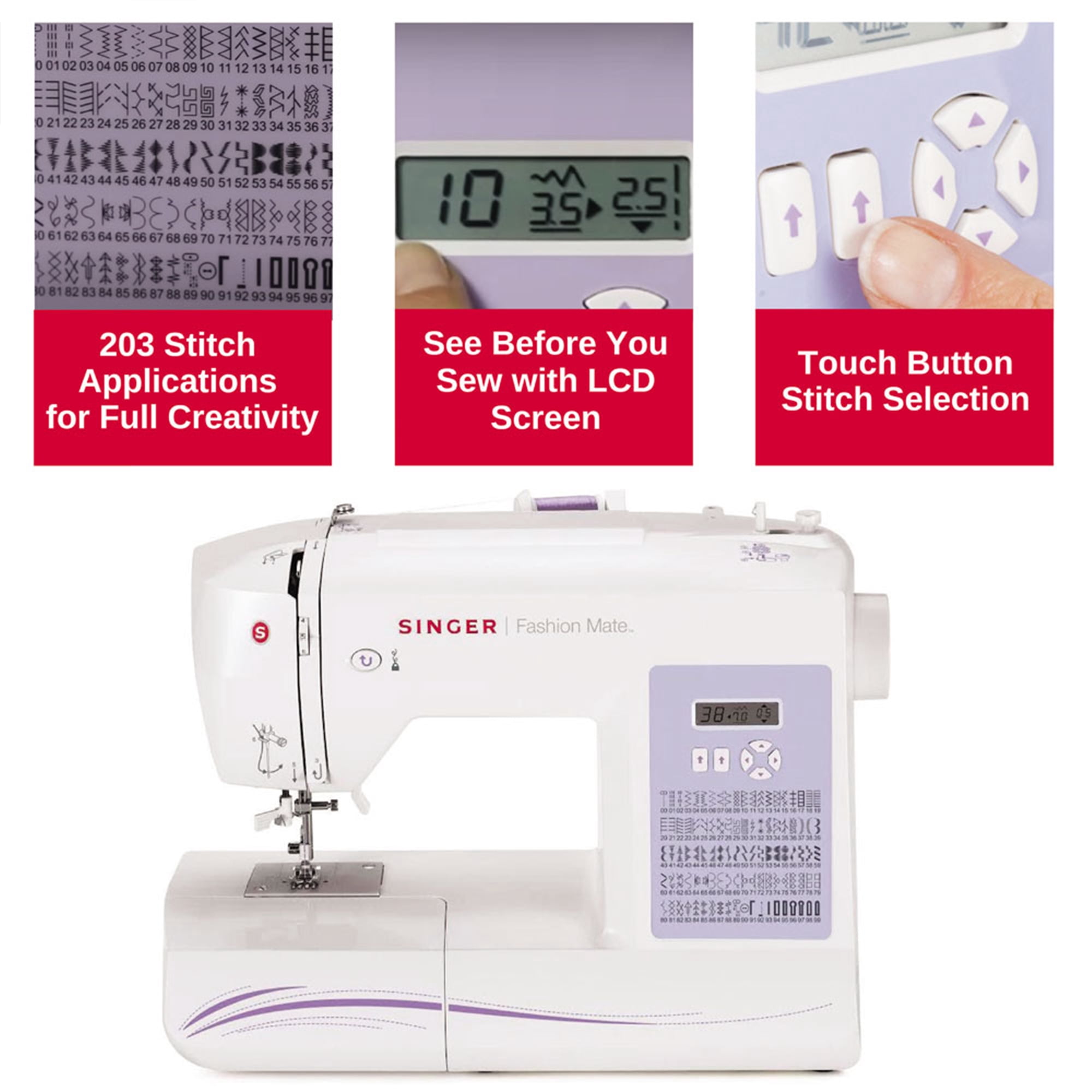 SINGER, Sewing Machine, 5560, Refurbished with Accessories