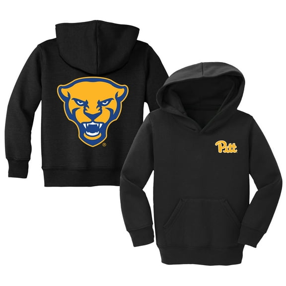Toddler Chad & Jake Black Pitt Panthers Primary Logo Pullover Hoodie