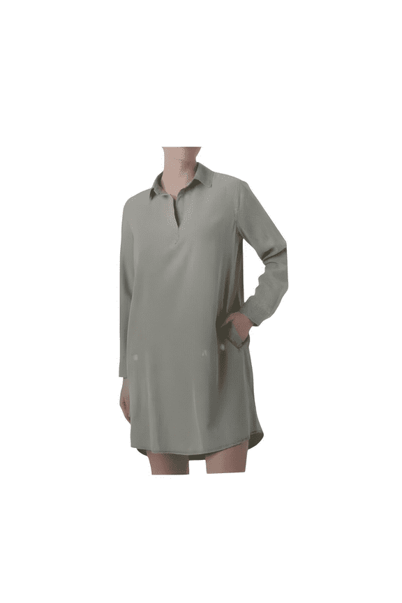 Ladies Lyocell Dress, (Seagrass, XXL)