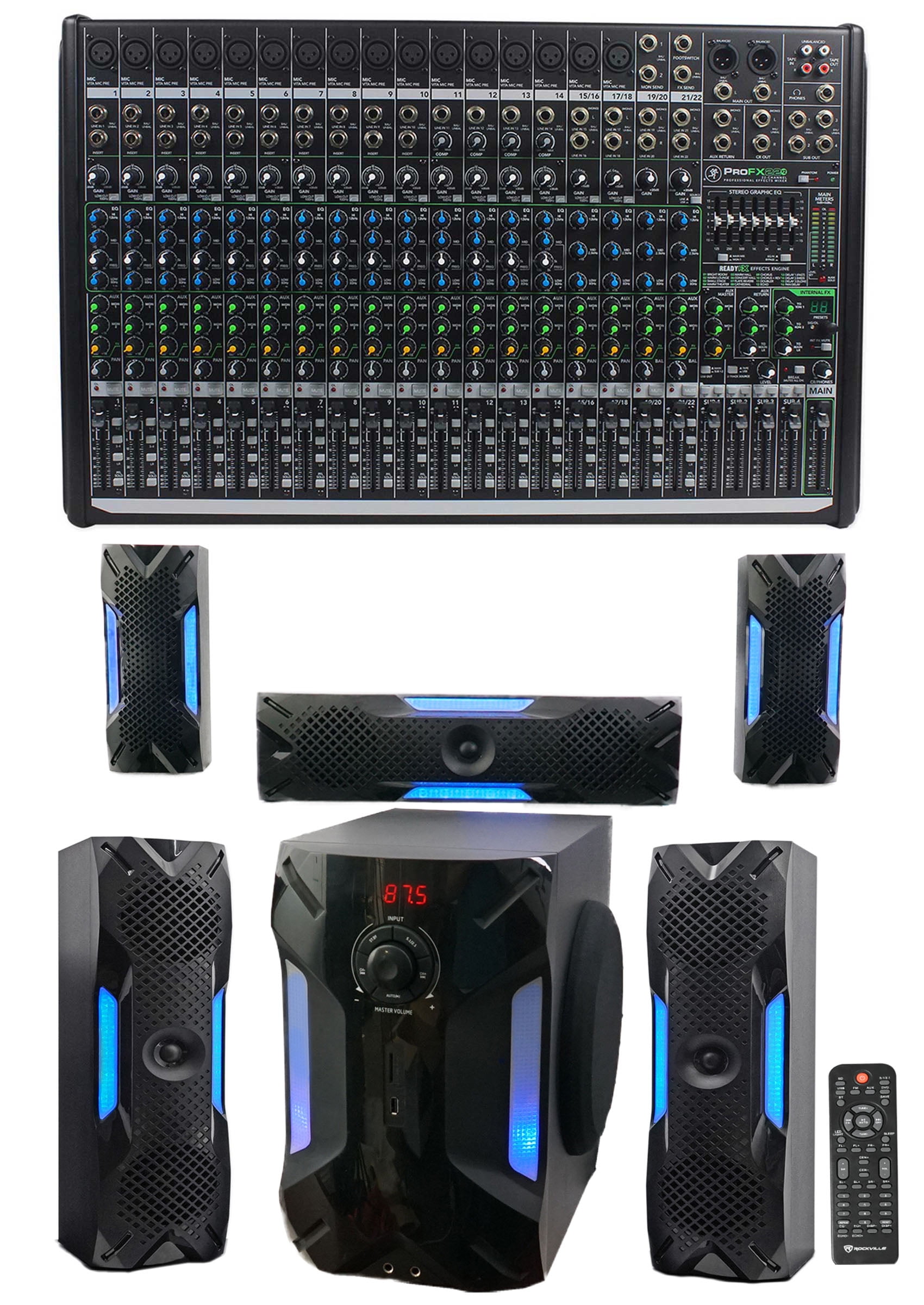 Digital Multi-Effects 10 Channel Professional 4000 Watts Powered Mixer With USB/SD Slot 16 DSP 