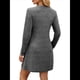 thumbnail image 3 of Vestido Tipo Suéter de Punto de Larga para Mujer, Estilo Túnica Informal con Cuello en V, Conjuntos de Moda para Otoño. Gris Oscuro L, 3 of 7