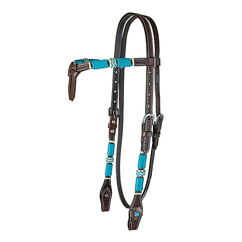 Circle Y Turquoise Roundup Futurity Browband