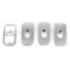 thumbnail image 4 of 6Pcs Car Inside Door Speaker Cover Horn Trim Carbon Fiber Decor Fit for RAV4 2006‑2012, 4 of 4