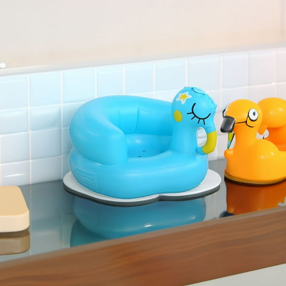 Silla inflable para bebé aprende a sentarte (flamingo)