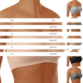 thumbnail image 3 of Womens Tube Tops Strapless Crop Top JIANLAI Women's Scalloped Edge Strapless Bandeau Bra, Wirefree Seamless Padded Tube Top Bra, Non Slip Basic Invisible Bralette for Summer Dresses, 3 of 5