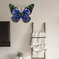 thumbnail image 4 of [Big Clear!]1/4 PCS Nature 3D Metal Wall Carving Exquisite Butterfly Exquisite Multi-Color Pattern Butterfly Wrought Iron Wall Hanging Indoor And Outdoor Decoration, 4 of 6