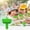 Green, variant on NWOKYZGH 1Pc Reusable Plastic Popsicle Holders, No Drip Ice Cream Cone Holder, Ice Pops Holder, Popsicle Dripcher, Prevents Sticky Hands and Messy Floors