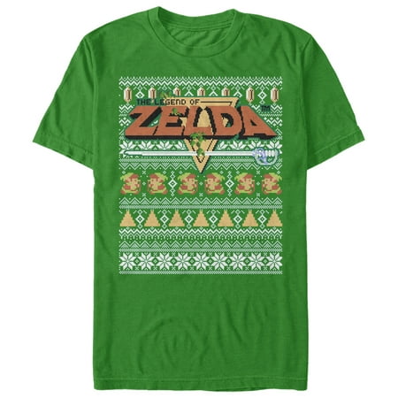 Nintendo Men's Legend of Zelda Ugly Christmas Sweater T-Shirt