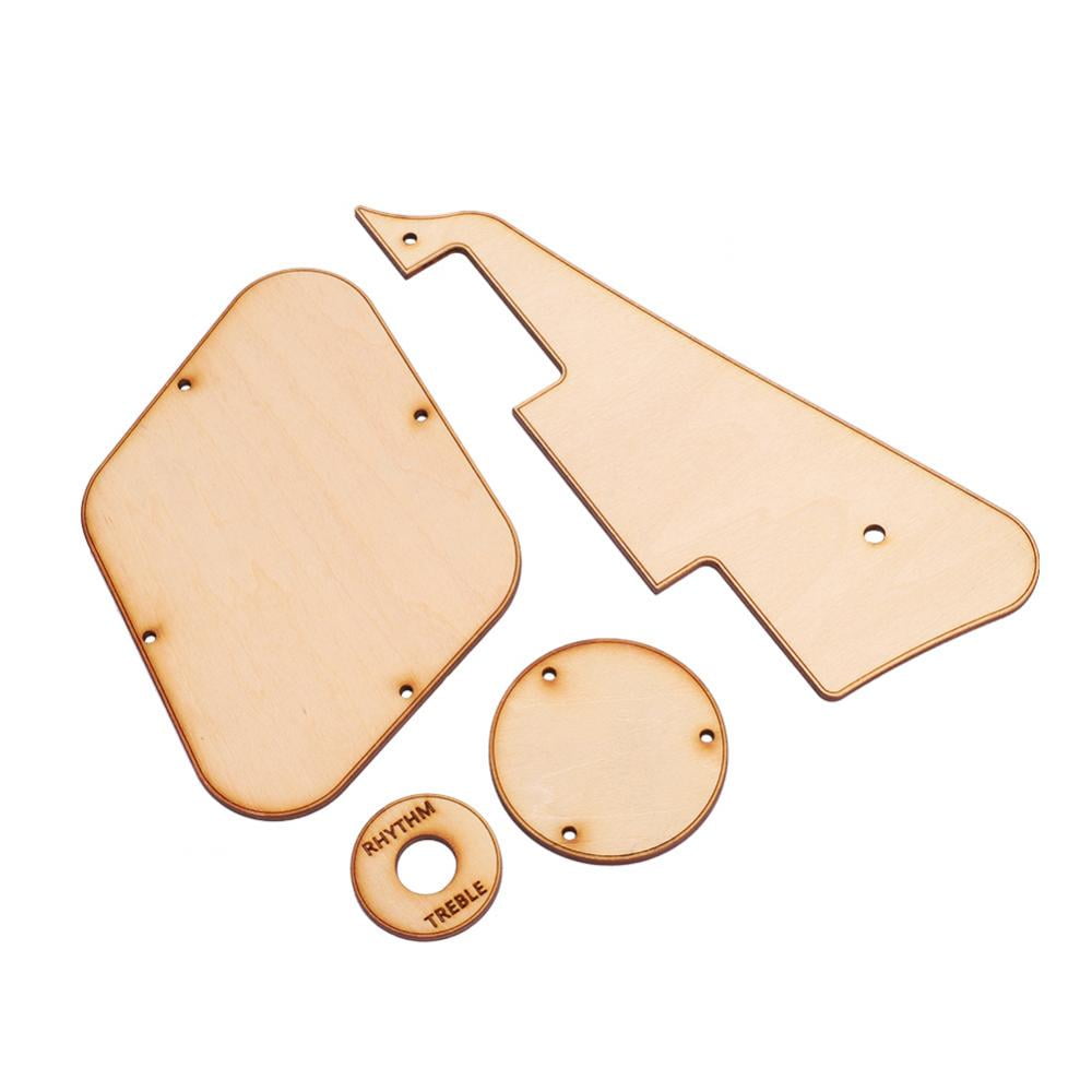 Greensen Guitar Cover Plate, Guitar Switch Ring,Maple Wood LP Guitar