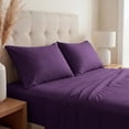 thumbnail image 2 of Superior Cotton Blend 800 Thread Count Sheet Set, Olympic Queen, Plum, 2 of 6