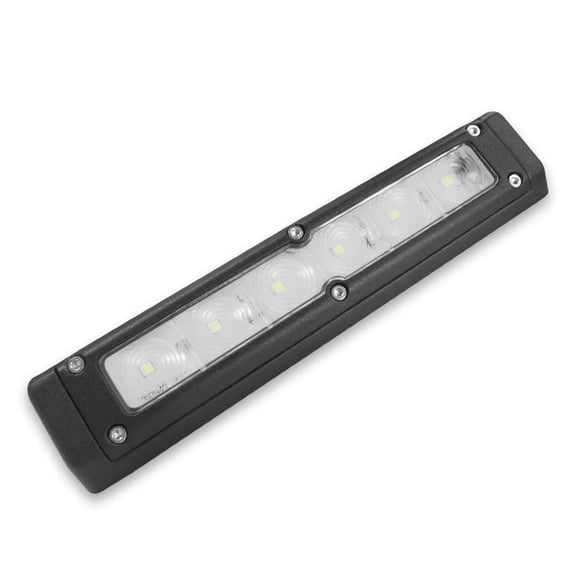 12V LED Porch Awning Light 7.8inch Black Waterproof 720 Lumen Outdoor Lighting