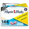 Paper Mate Arrowhead Pink Pearl Cap Erasers, 144 Count