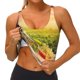 thumbnail image 3 of Balery Red Wine Glasses Sujetadores deportivos con espalda cruzada para mujer, acolchados, sin costuras, de alto impacto, ideales para yoga, gimnasio, entrenamiento y fitness.-Small, 3 of 8