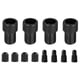 thumbnail image 3 of Adaptador de válvula de bicicleta Presta a Schrader, 4 Uds., adaptador de válvula Presta (negro), 3 of 4