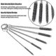 thumbnail image 4 of Carburetor Cleaning Tool Kits, Carburetors Carbon Dirt Jet Remove Cleaner10 Cleaning Needles + 5 Nylon Brushes + 13 Cleaning Wires Set - DD, 4 of 5