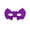 A004- Purple, variant on Masquerade Mask Gold Glitter Bat Half Eye Cover 1 Pack for Halloween Party Themed Events