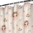 thumbnail image 3 of Flower Fairy Princess Pattern Shower Curtain 36"x72" ,Bathroom Decorative Shower Curtains Set with 12 Hooks,Modern Waterproof Washable Shower Curtain, 3 of 6