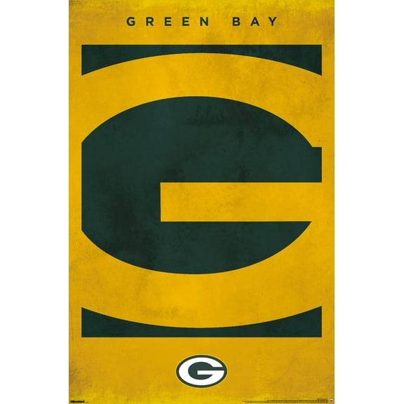 NFL Green Bay Packers - Logo 25 Wall Poster, 22.375" x 34"
