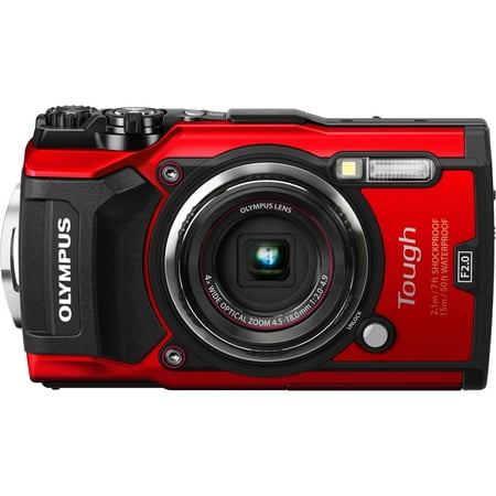 Olympus Tough TG-5 Compact Camera - Red