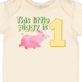 thumbnail image 4 of Inktastic This Little Piggy is 1 Boys or Girls Baby Bodysuit, 4 of 5