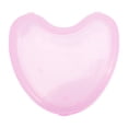 thumbnail image 5 of Unique Bargains 1 Pc Braces Box Heart Braces Storage Box Clear Pink, 5 of 5